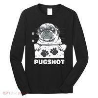 Pugshot Jail Prison Funny Pug Long Sleeve Shirt thumb 0