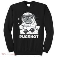Pugshot Jail Prison Funny Pug Sweatshirt thumb 0