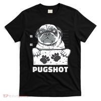 Pugshot Jail Prison Funny Pug T-Shirt thumb 0