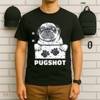 Pugshot Jail Prison Funny Pug T-Shirt thumb 6