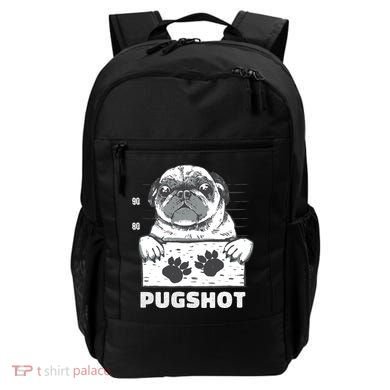Pugshot Jail Prison Funny Pug Backpack
