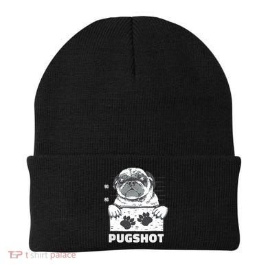 Pugshot Jail Prison Funny Pug Beanie