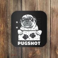 Pugshot Jail Prison Funny Pug Coaster thumb 0