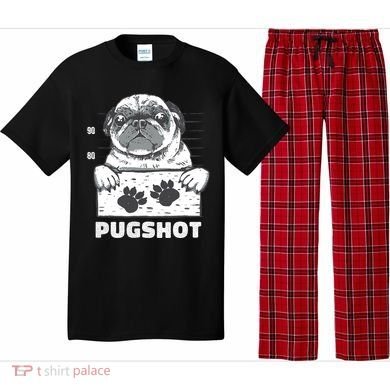 Pugshot Jail Prison Funny Pug Pajama Set