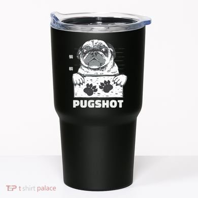 Pugshot Jail Prison Funny Pug Tumbler