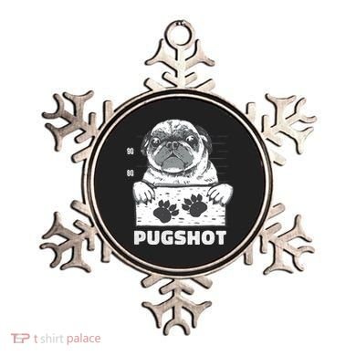 Pugshot Jail Prison Funny Pug Ornament