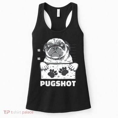 Pugshot Jail Prison Funny Pug Women's Tank Top