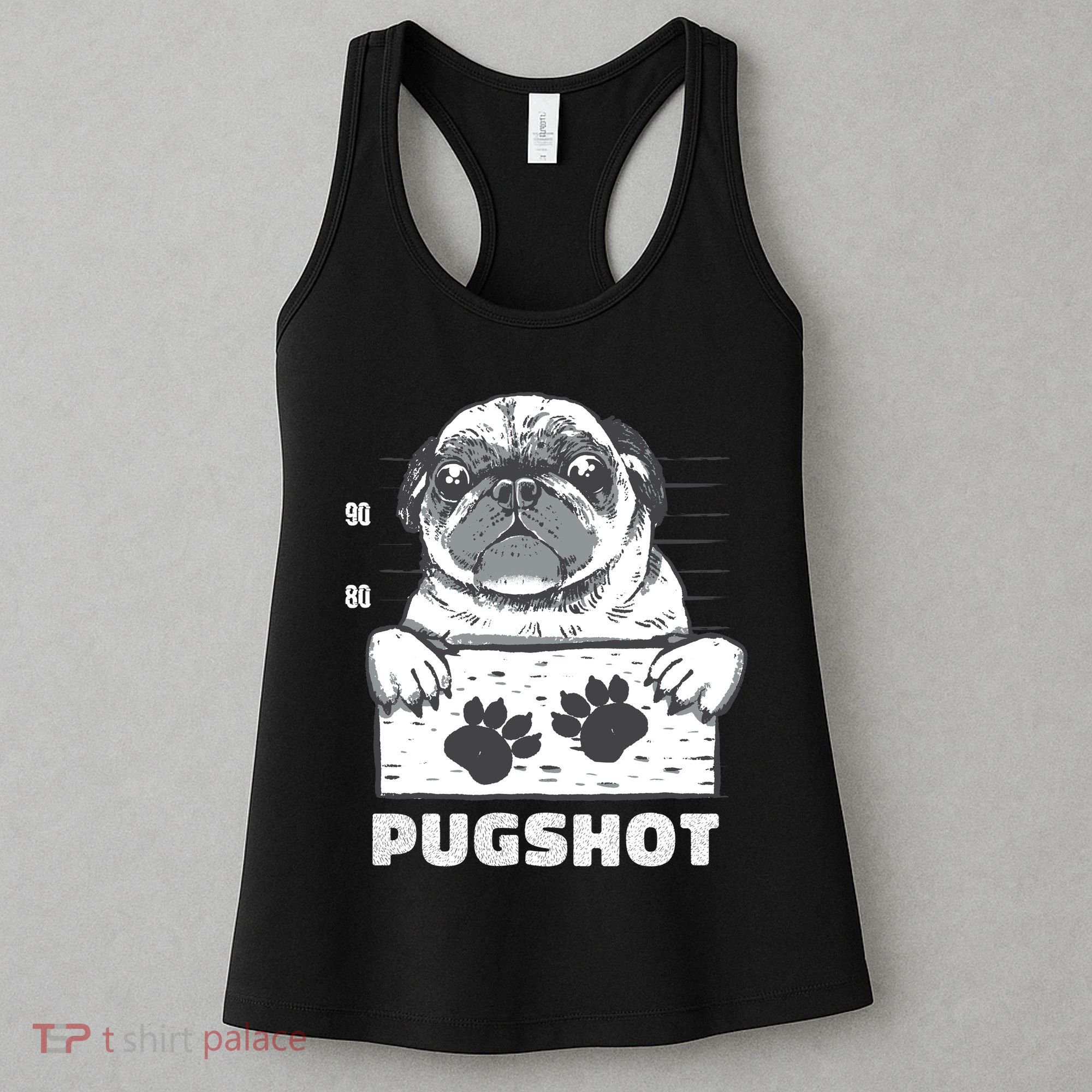 Pugshot Jail Prison Funny Pug Women's Tank Top