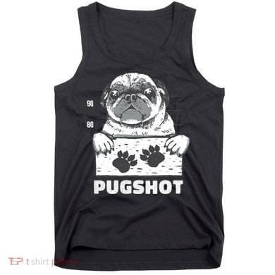 Pugshot Jail Prison Funny Pug Tank Top