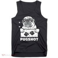 Pugshot Jail Prison Funny Pug Tank Top thumb 0