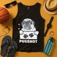 Pugshot Jail Prison Funny Pug Tank Top thumb 4