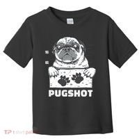 Pugshot Jail Prison Funny Pug Toddler T-Shirt thumb 0