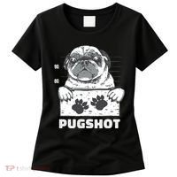 Pugshot Jail Prison Funny Pug Women's T-Shirt thumb 0
