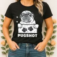 Pugshot Jail Prison Funny Pug Women's T-Shirt thumb 2