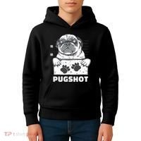 Pugshot Jail Prison Funny Pug Kids Hoodie thumb 4
