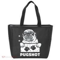 Pugshot Jail Prison Funny Pug Tote Bag thumb 0