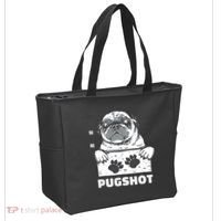 Pugshot Jail Prison Funny Pug Tote Bag thumb 2