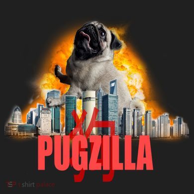 Pugzilla Funny Pug Comfort Colors T-Shirt