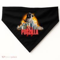 Pugzilla Funny Pug USA-Made Doggie Bandana thumb 0