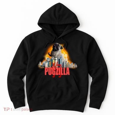 Pugzilla Funny Pug Hoodie