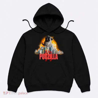 Pugzilla Funny Pug Hoodie