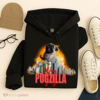 Pugzilla Funny Pug Hoodie thumb 4