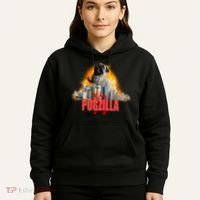 Pugzilla Funny Pug Hoodie thumb 5