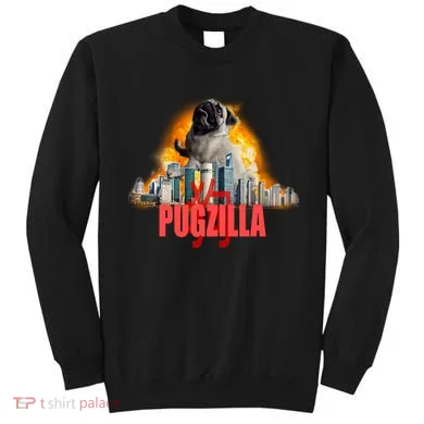 Pugzilla Funny Pug Sweatshirt
