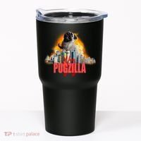 Pugzilla Funny Pug Tumbler thumb 0