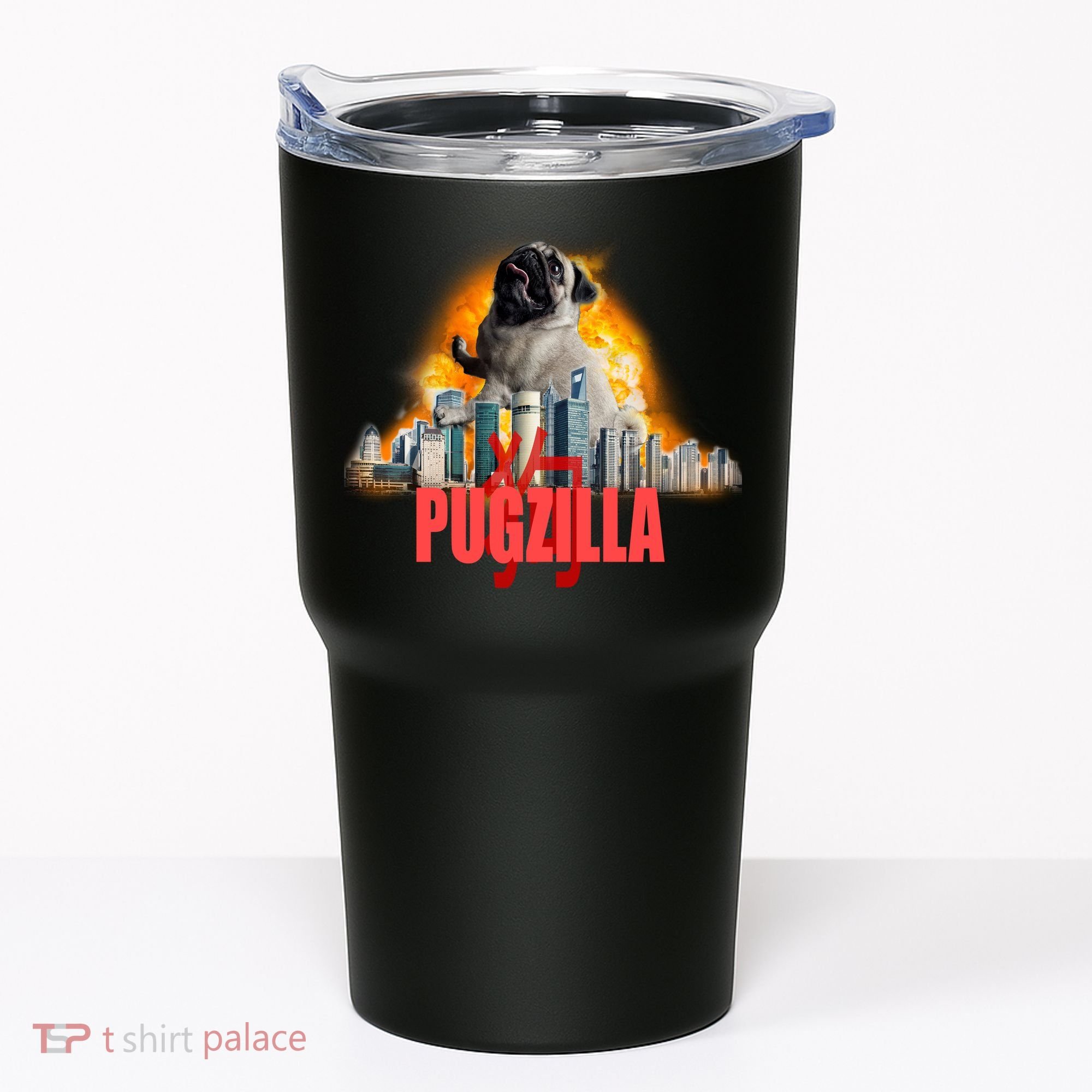 Pugzilla Funny Pug Tumbler