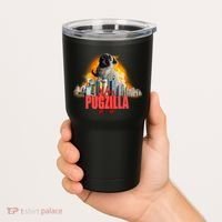 Pugzilla Funny Pug Tumbler thumb 2