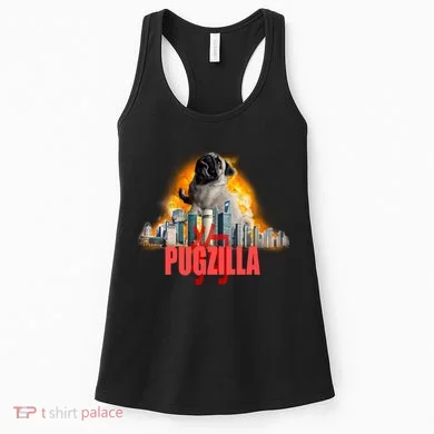 Pugzilla Funny Pug Women's Tank Top