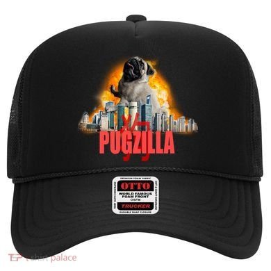 Pugzilla Funny Pug Hat