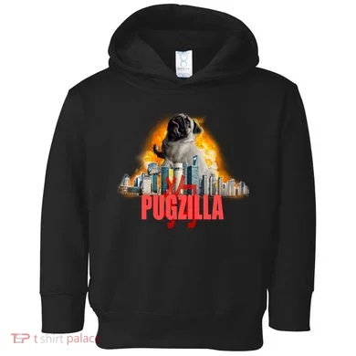 Pugzilla Funny Pug Toddler Hoodie