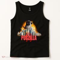 Pugzilla Funny Pug Tank Top thumb 2