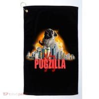 Pugzilla Funny Pug Golf Towel thumb 0