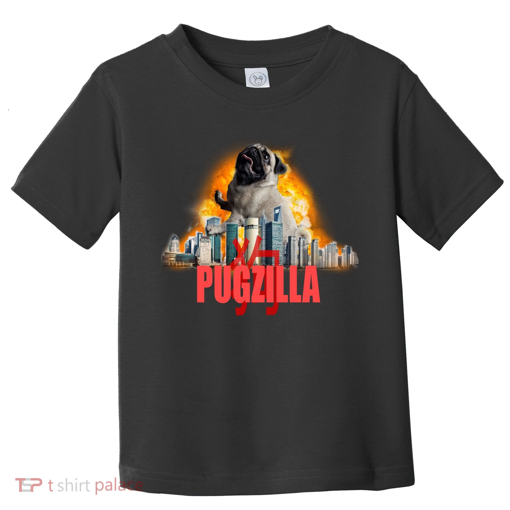 Pugzilla Funny Pug Toddler T-Shirt