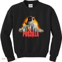 Pugzilla Funny Pug Kids Sweatshirt thumb 0
