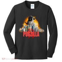 Pugzilla Funny Pug Kids Long Sleeve Shirt thumb 0