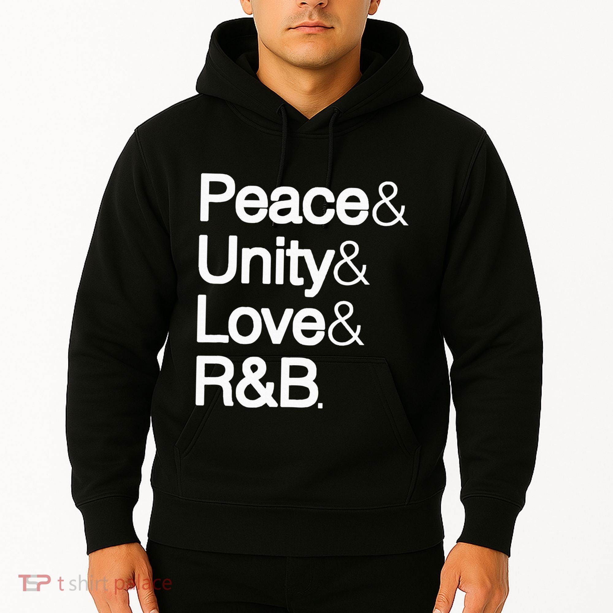 Peace Unity Love & R&B Rnb Soul Music Lovers Hoodie