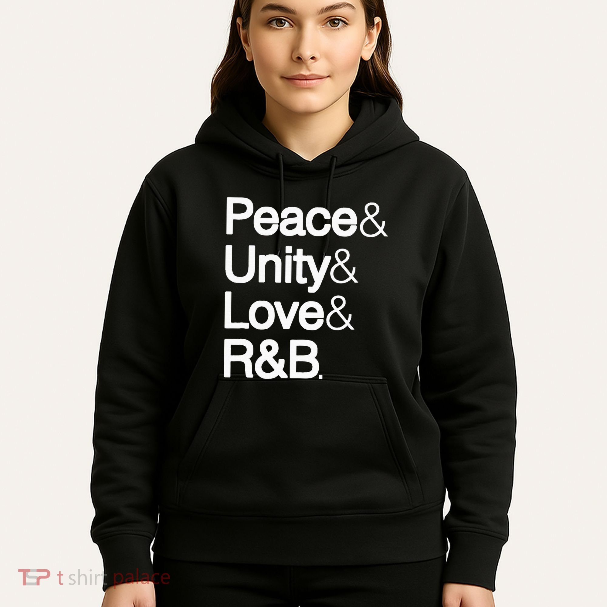 Peace Unity Love & R&B Rnb Soul Music Lovers Hoodie