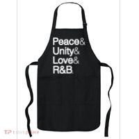 Peace Unity Love & R&B Rnb Soul Music Lovers Apron thumb 0