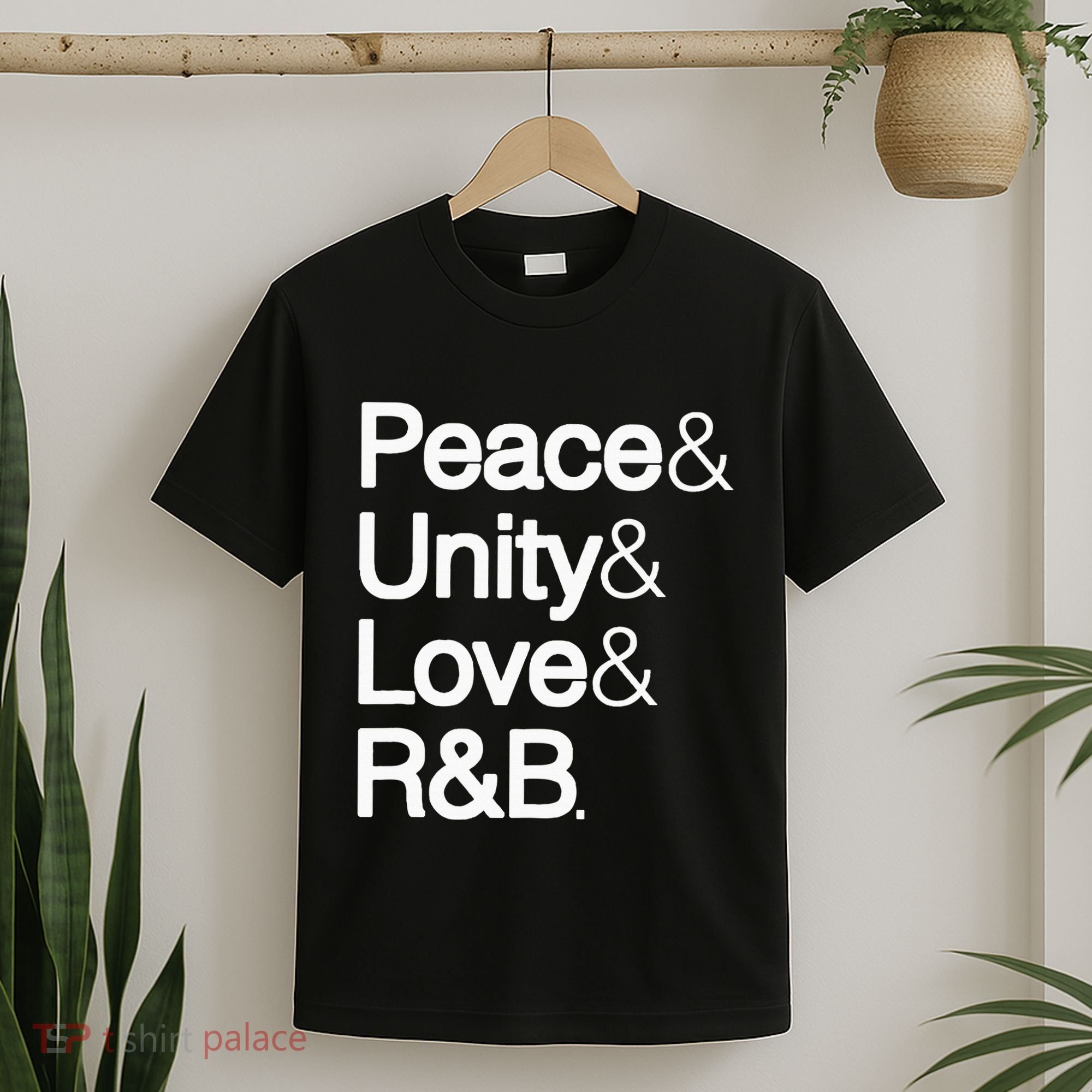 Peace Unity Love & R&B Rnb Soul Music Lovers T-Shirt