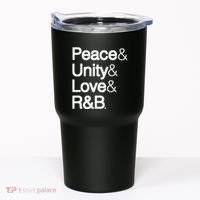 Peace Unity Love & R&B Rnb Soul Music Lovers Tumbler thumb 0