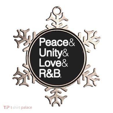Peace Unity Love & R&B Rnb Soul Music Lovers Ornament