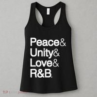Peace Unity Love & R&B Rnb Soul Music Lovers Women's Tank Top thumb 3