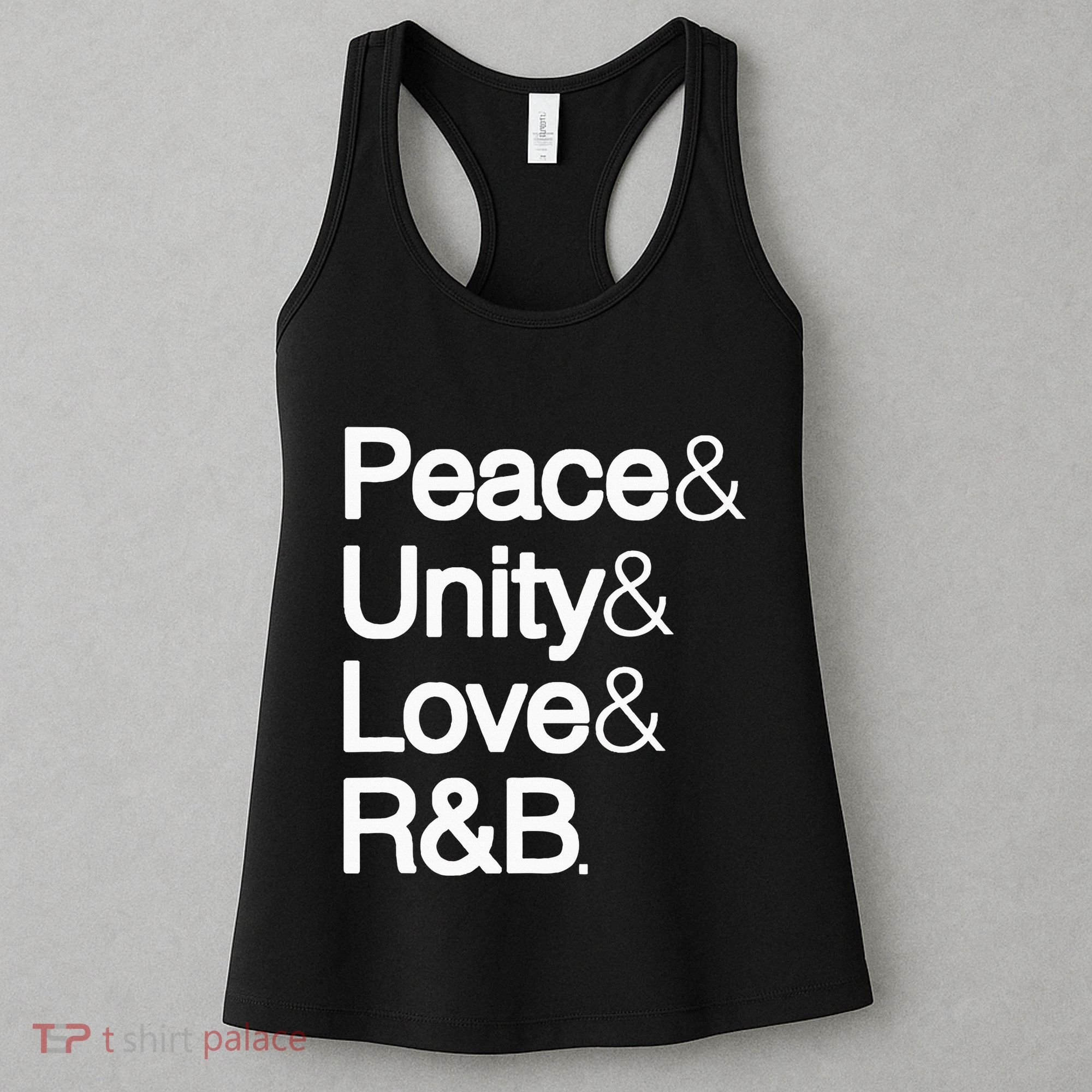 Peace Unity Love & R&B Rnb Soul Music Lovers Women's Tank Top