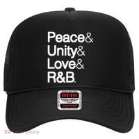 Peace Unity Love & R&B Rnb Soul Music Lovers Hat thumb 0