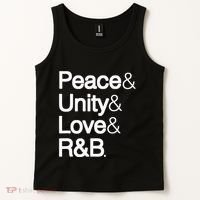 Peace Unity Love & R&B Rnb Soul Music Lovers Tank Top thumb 2