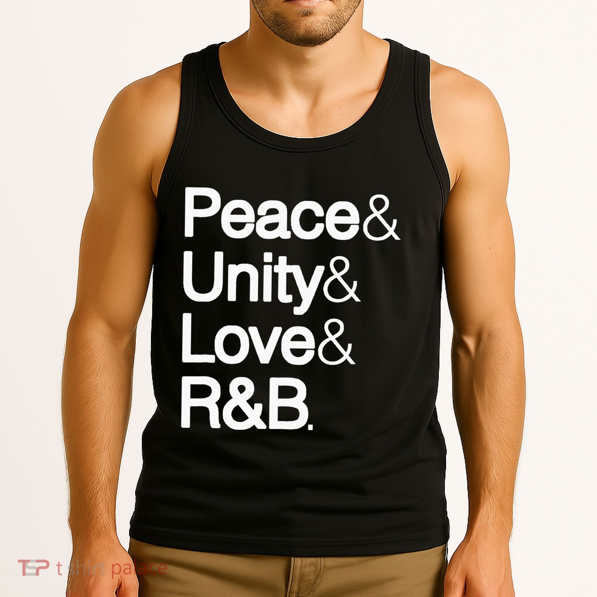 Peace Unity Love & R&B Rnb Soul Music Lovers Tank Top